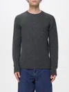 Ballantyne Lightweight Round Neck Pullover In Gray