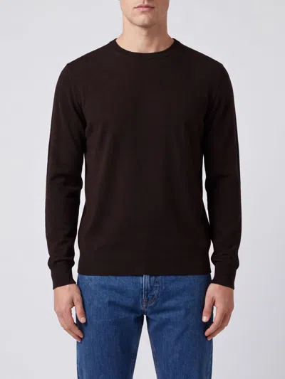 Ballantyne Sweater Men Color Brown In Black