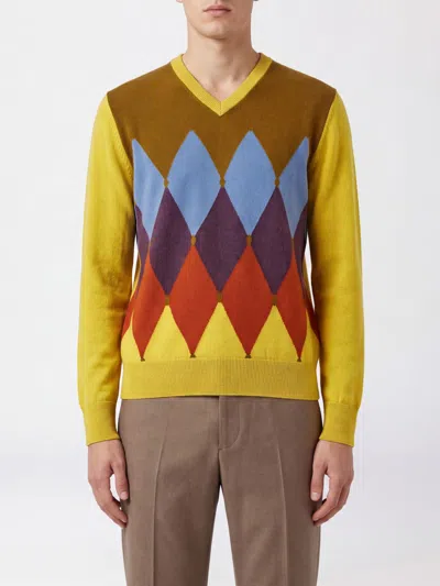 Ballantyne Sweater Men Color Yellow In Multi
