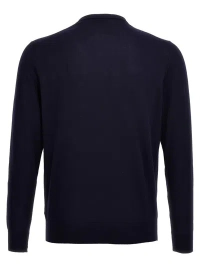 Ballantyne Sweater R Neck In Blue