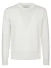 Ballantyne R Neck Pullover In White
