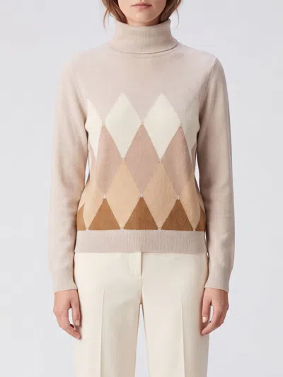 Ballantyne Sweater Woman Color Beige In Neutral