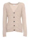 Ballantyne Cardigan In Brown