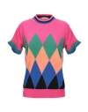 Ballantyne Sweaters In Fuchsia