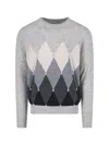 Ballantyne Cashmere Sweater In Gray