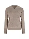 Ballantyne Cashmere Sweater In Gray