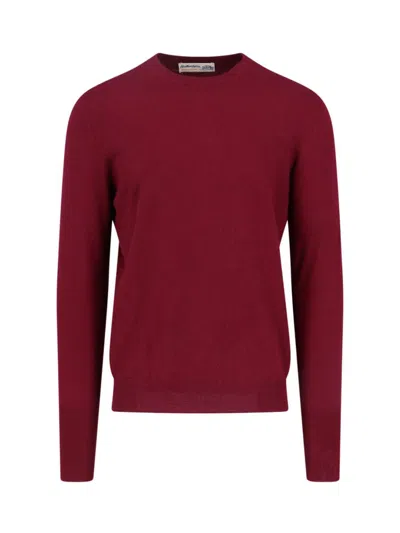 Ballantyne Cashmere Sweater In Burgundy