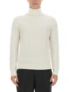 Ballantyne Turtleneck Long Sleeve Sweater In White