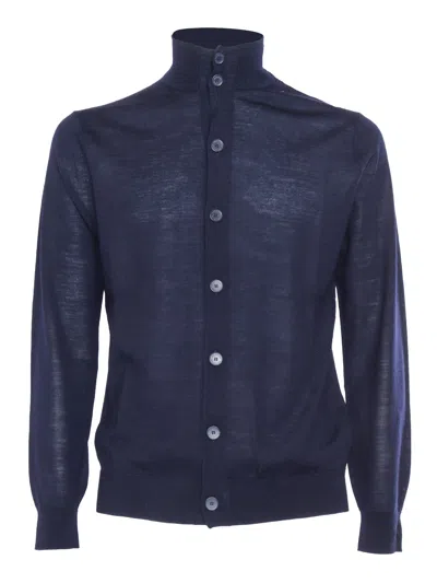 BALLANTYNE T-NECK CARDIGAN