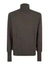 Ballantyne T Neck Pullover In Beige