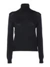 Ballantyne T Neck Pullover In Black