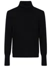 Ballantyne T Neck Pullover In Black