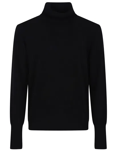 Ballantyne T Neck Pullover In Black