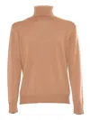Ballantyne T Neck Pullover In Brown