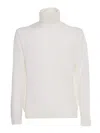 Ballantyne Turtleneck Long Sleeve Sweater In White