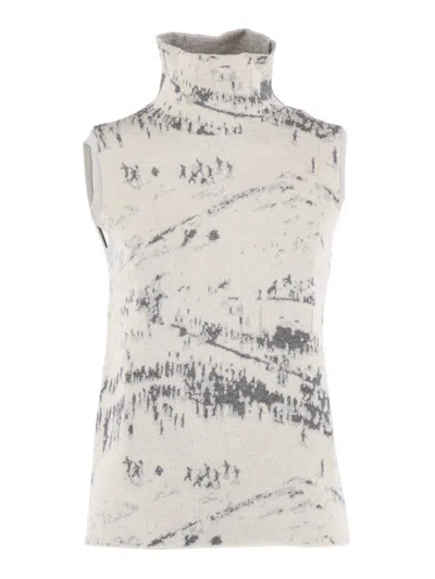 BALLANTYNE T NECK SLIPOVER