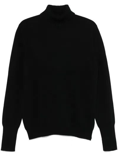 Ballantyne T Neck Sweater In 黑色