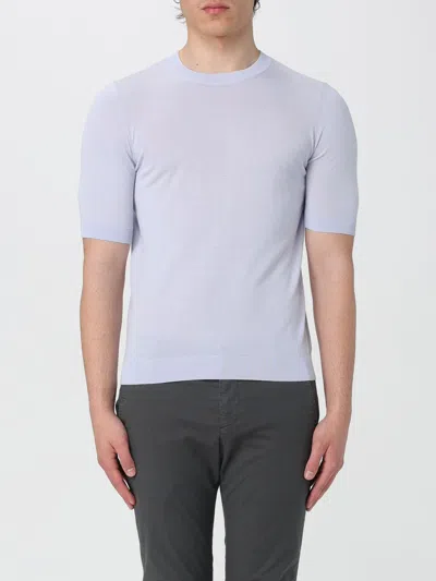 Ballantyne Knit Crew Neck T-shirt In Water