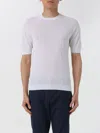 Ballantyne Knit Crew Neck T-shirt In White