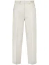 Ballantyne Tailored Trousers In Weiss