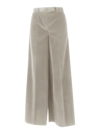 Ballantyne Trousers White In Neutral