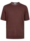 Ballantyne Plain T-shirt In Brown