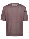 Ballantyne Plain Stitch T-shirt In Brown
