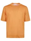 Ballantyne Plain Stitch T-shirt In Yellow