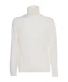 Ballantyne Turtleneck Long Sleeve Sweater In White