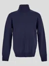 Ballantyne Wool Crewneck In Neronavy