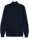 Ballantyne Turtleneck Sweater In Blue