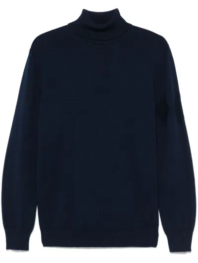 Ballantyne Turtleneck Sweater In Blue