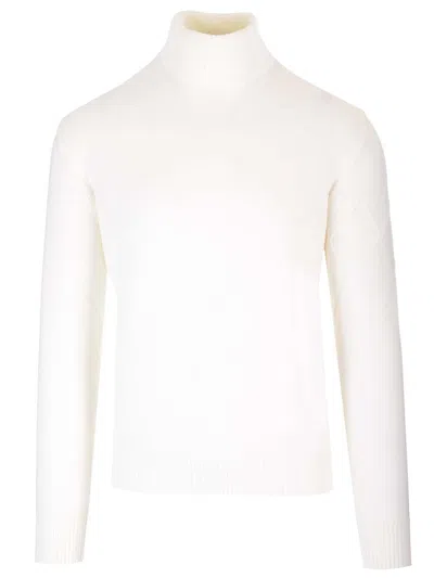 Ballantyne Turtleneck Sweater Knitwear White