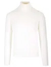 Ballantyne Turtleneck Sweater Knitwear White