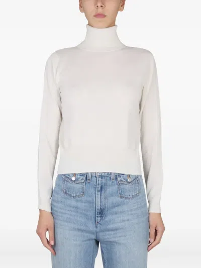 Ballantyne Turtleneck Sweater In White