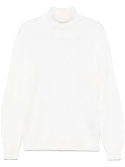 Ballantyne Turtleneck Sweater In White