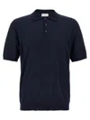 Ballantyne Ultralight Cotton Polo Shirt In Blue
