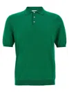 Ballantyne Green Ultralight Cotton Polo Shirt In Green