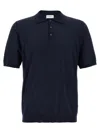 Ballantyne Dark Blue Ultralight Cotton Polo Shirt