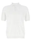 Ballantyne Knit Short-sleeved Polo With Structured Collar