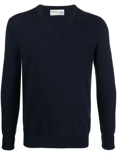BALLANTYNE V-NECK CASHMERE JUMPER