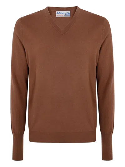 BALLANTYNE V-NECK CASHMERE SWEATER
