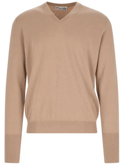 BALLANTYNE BALLANTYNE V NECK PULLOVER