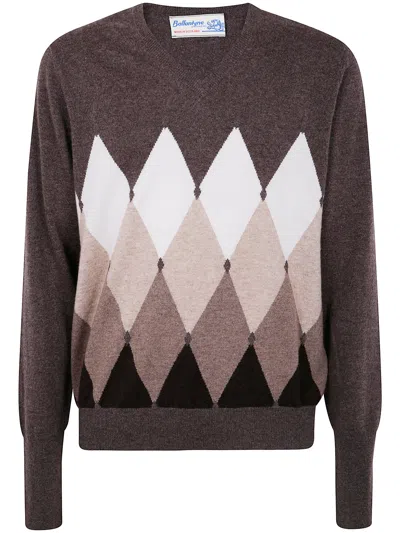 BALLANTYNE BALLANTYNE V NECK PULLOVER