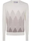 Ballantyne V Neck Pullover Clothing In White