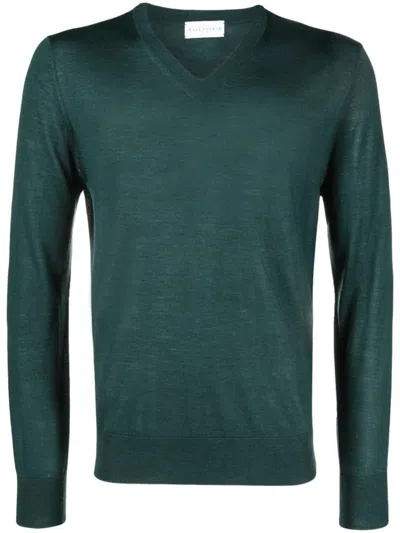 BALLANTYNE BALLANTYNE V NECK SLIM FIT PULLOVER