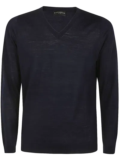 BALLANTYNE BALLANTYNE V NECK SLIM FIT PULLOVER