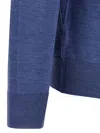 Ballantyne V Neck Sweaters And Cardigans In Blue