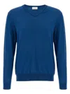 Ballantyne V Neck Sweaters And Cardigans In Blue