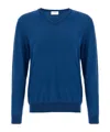 Ballantyne V Neck Sweaters And Cardigans In Blue